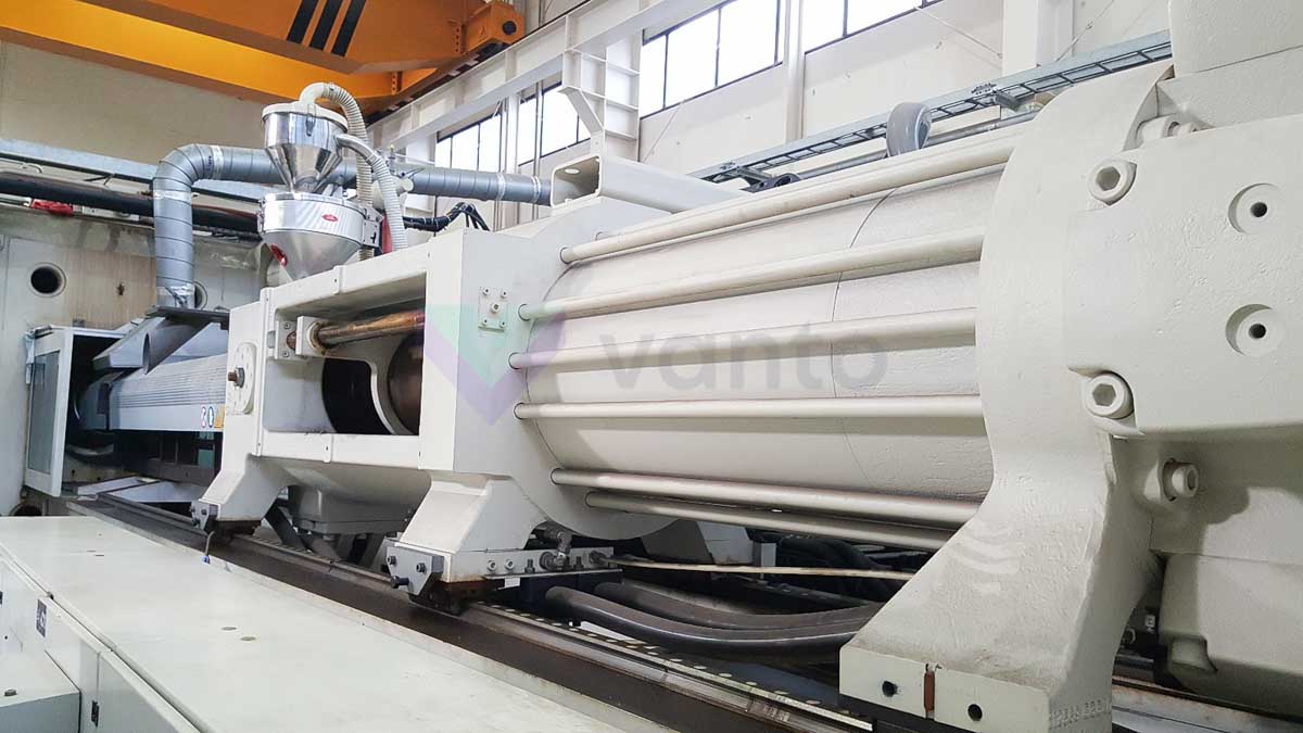 KRAUSS MAFFEI KM 1600-12000-8100 MX 1600t injection molding machine (2008) id10151